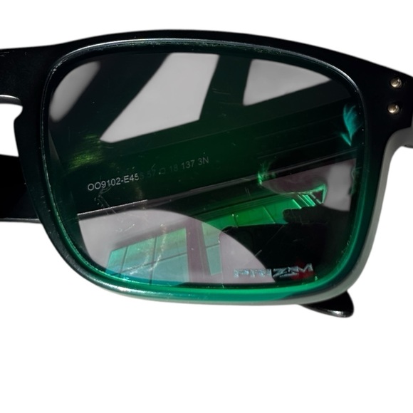 Oakley Holbrook Jade Fade 009102-E455 square sunglasses poly prism green| XL - Picture 14 of 16